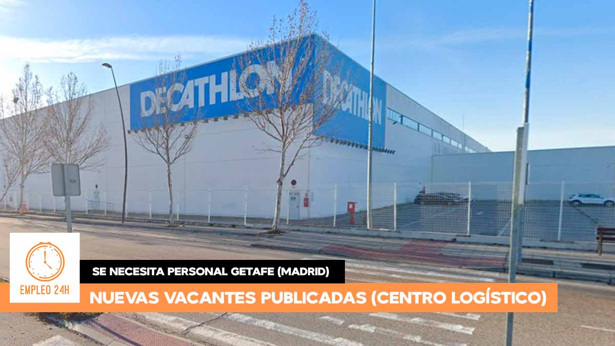 Se necesita personal en Getafe (Madrid) para trabajar en el centro logístico de DECATHLON